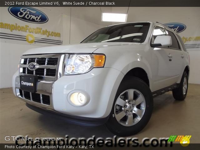2012 Ford Escape Limited V6 in White Suede