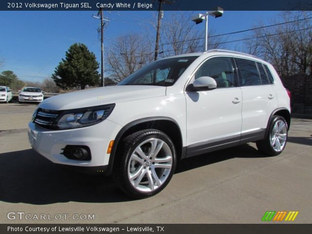 2012 Volkswagen Tiguan SEL in Candy White