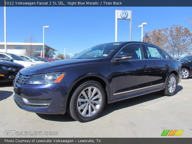 2012 Volkswagen Passat 2.5L SEL in Night Blue Metallic