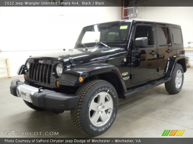 2012 Jeep Wrangler Unlimited Sahara 4x4 in Black