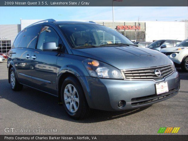 2009 Nissan Quest 3.5 S in Lakeshore Slate