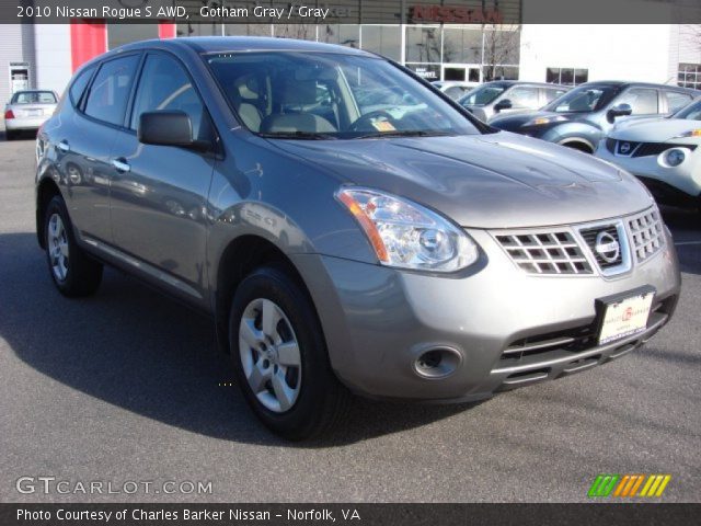 2010 Nissan Rogue S AWD in Gotham Gray