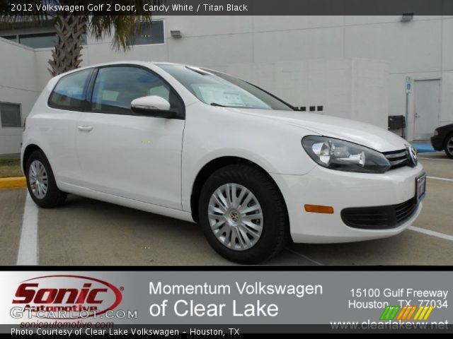 2012 Volkswagen Golf 2 Door in Candy White
