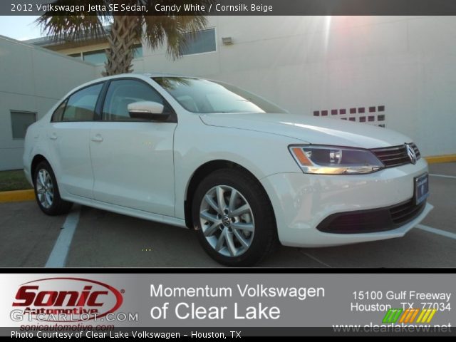 2012 Volkswagen Jetta SE Sedan in Candy White