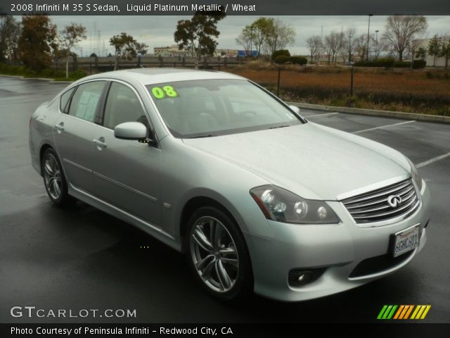 2008 Infiniti M 35 S Sedan in Liquid Platinum Metallic