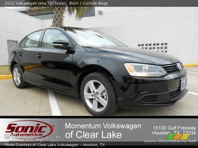 2012 Volkswagen Jetta TDI Sedan in Black