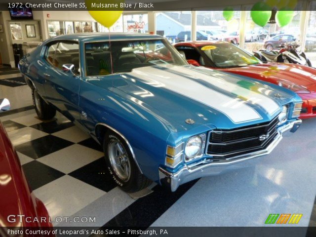 1972 Chevrolet Chevelle SS in Mulsanne Blue