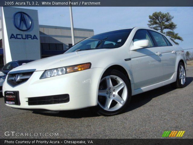 2005 Acura TL 3.2 in White Diamond Pearl