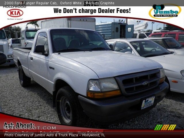 2000 Ford Ranger Regular Cab in Oxford White