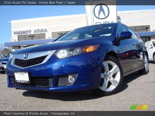 2010 Acura TSX Sedan in Vortex Blue Pearl