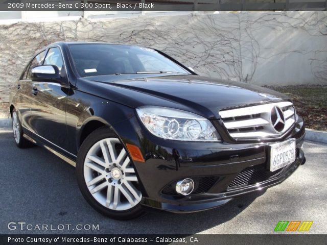 2009 Mercedes-Benz C 300 Sport in Black