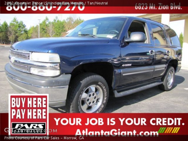 2002 Chevrolet Tahoe LS in Indigo Blue Metallic