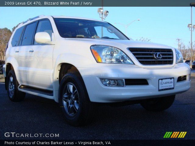2009 Lexus GX 470 in Blizzard White Pearl