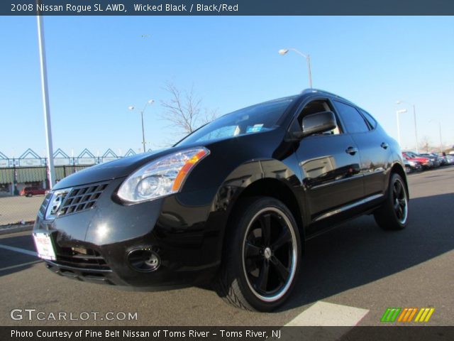2008 Nissan Rogue SL AWD in Wicked Black