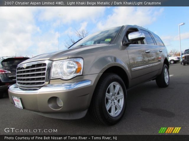 2007 Chrysler Aspen Limited 4WD in Light Khaki Beige Metallic