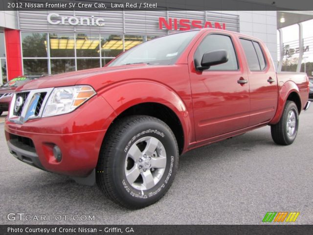 2012 Nissan Frontier SV Crew Cab in Lava Red