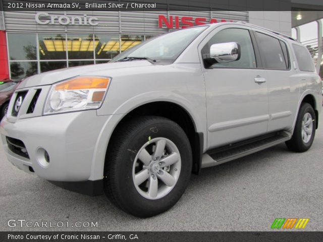 2012 Nissan Armada SV in Brilliant Silver