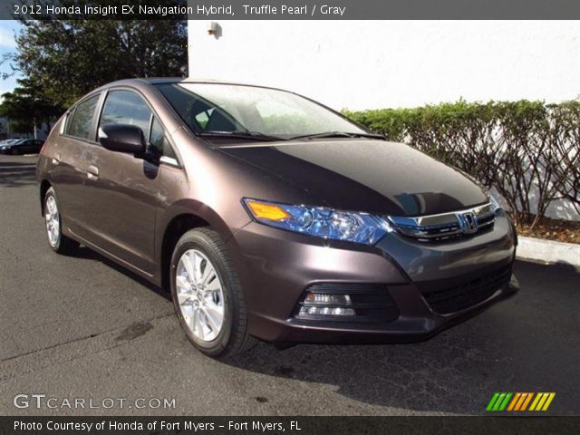 2012 Honda Insight EX Navigation Hybrid in Truffle Pearl