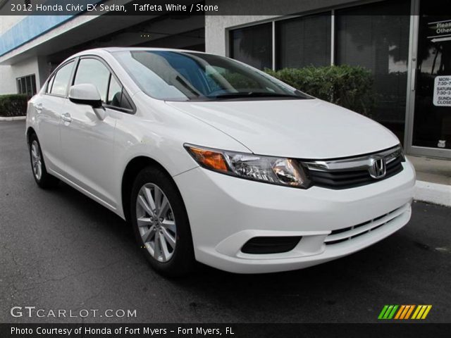 2012 Honda Civic EX Sedan in Taffeta White