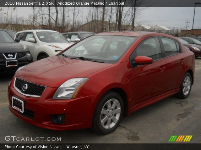 2010 Nissan Sentra 2.0 SR in Anodized Orange Metallic