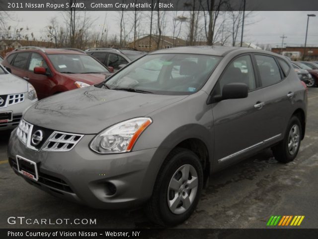 2011 Nissan Rogue S AWD in Gotham Gray Metallic