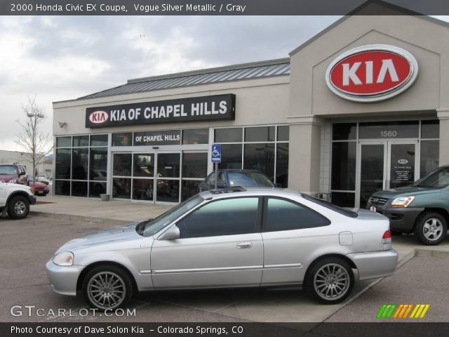 2000 Honda Civic EX Coupe in Vogue Silver Metallic