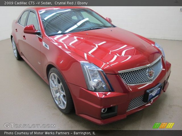 2009 Cadillac CTS -V Sedan in Crystal Red