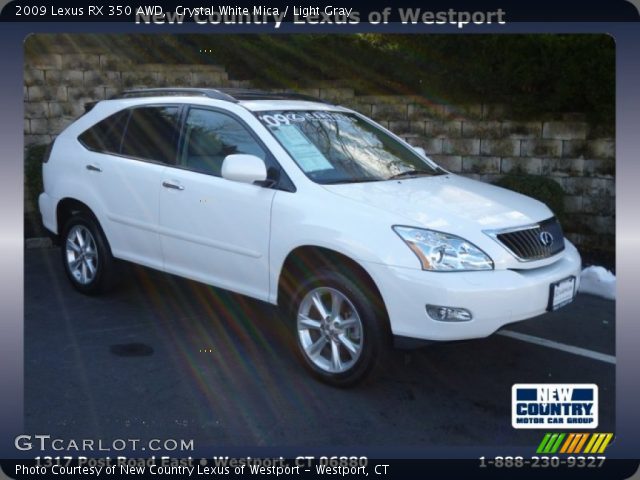 2009 Lexus RX 350 AWD in Crystal White Mica