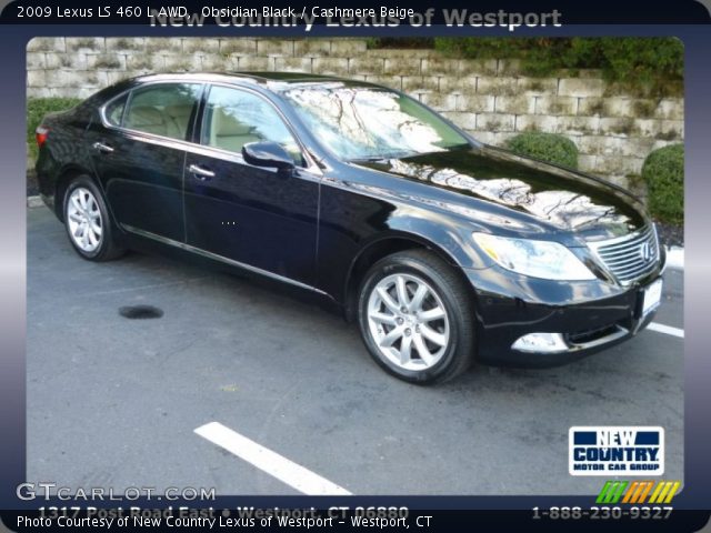 2009 Lexus LS 460 L AWD in Obsidian Black