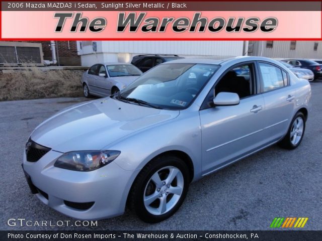 2006 Mazda MAZDA3 i Sedan in Sunlight Silver Metallic
