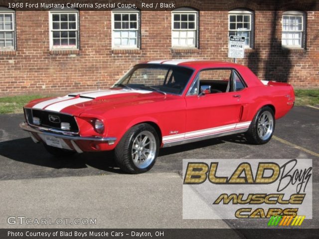 1968 Ford Mustang California Special Coupe in Red