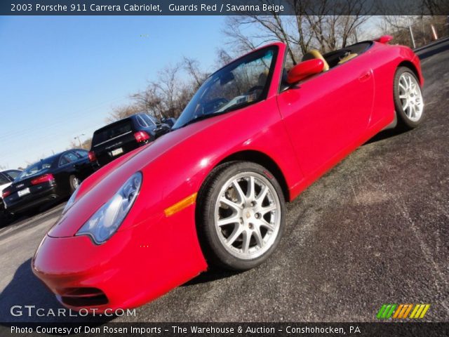 2003 Porsche 911 Carrera Cabriolet in Guards Red