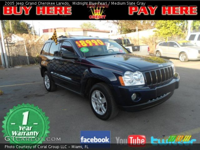 2005 Jeep Grand Cherokee Laredo in Midnight Blue Pearl