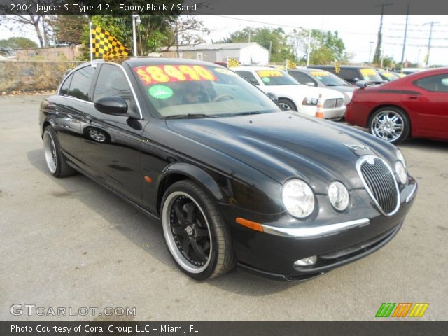 2004 Jaguar S-Type 4.2 in Ebony Black