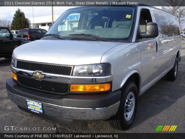 2011 Chevrolet Express 2500 Work Van in Sheer Silver Metallic