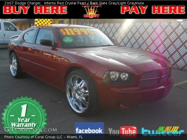 2007 Dodge Charger  in Inferno Red Crystal Pearl