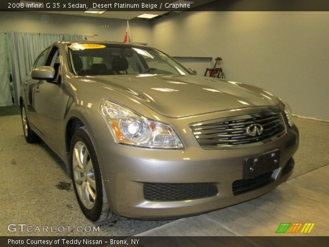 2008 Infiniti G 35 x Sedan in Desert Platinum Beige