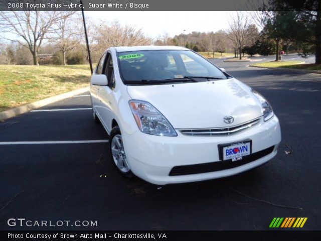 2008 Toyota Prius Hybrid in Super White