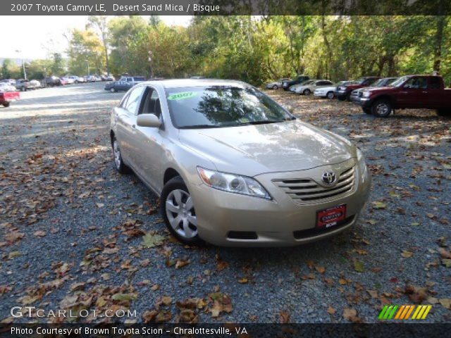 2007 Toyota Camry LE in Desert Sand Mica