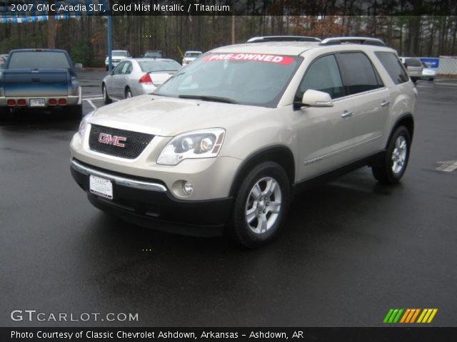 2007 GMC Acadia SLT in Gold Mist Metallic