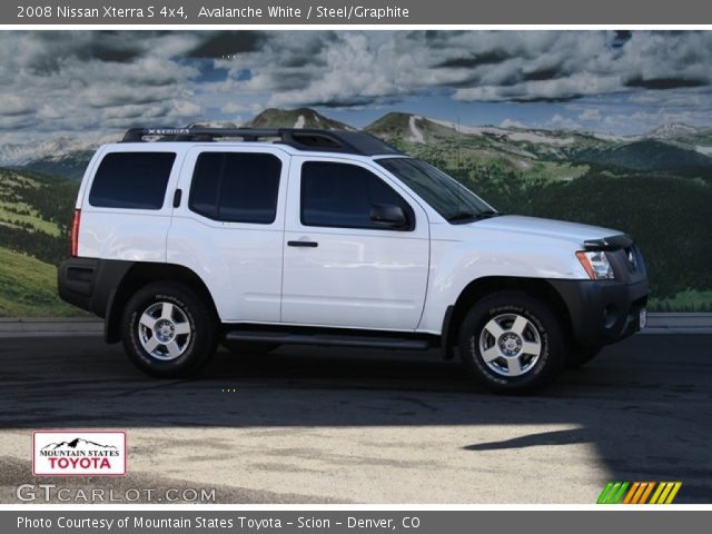 2008 Nissan Xterra S 4x4 in Avalanche White