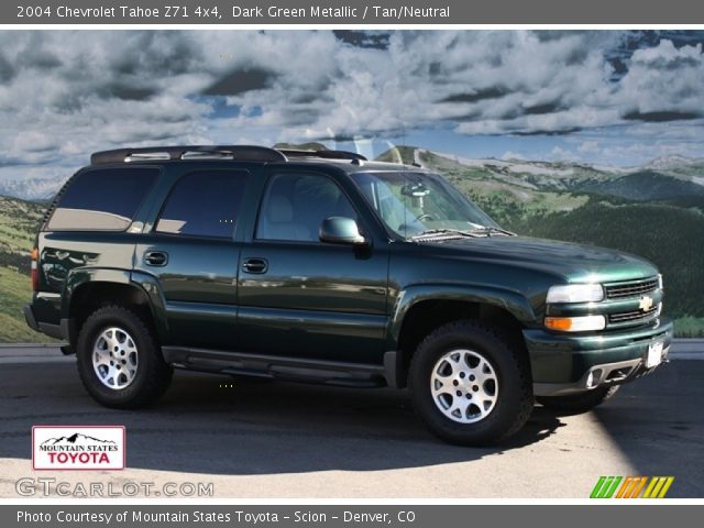 2004 Chevrolet Tahoe Z71 4x4 in Dark Green Metallic