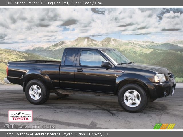 2002 Nissan Frontier XE King Cab 4x4 in Super Black