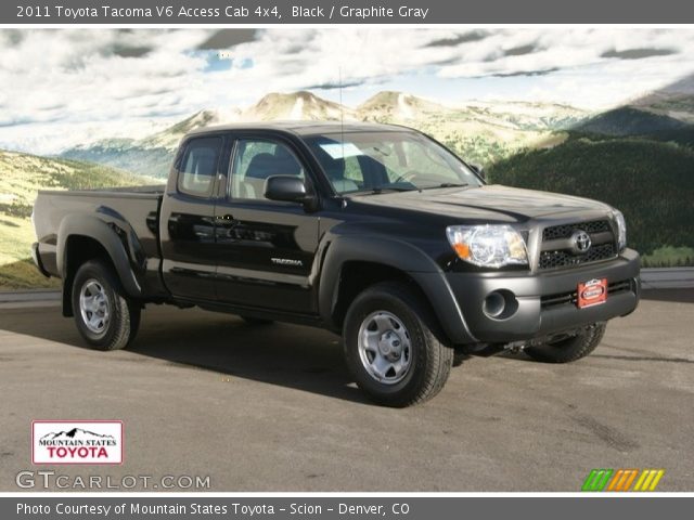 2011 Toyota Tacoma V6 Access Cab 4x4 in Black