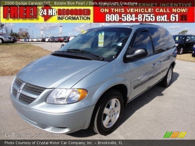 2006 Dodge Caravan SXT in Butane Blue Pearl