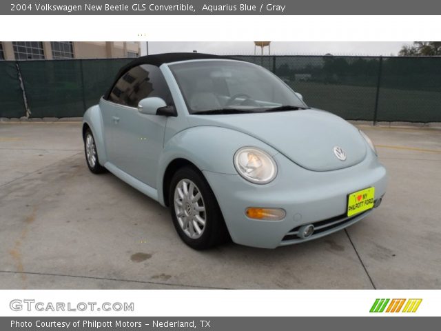 2004 Volkswagen New Beetle GLS Convertible in Aquarius Blue