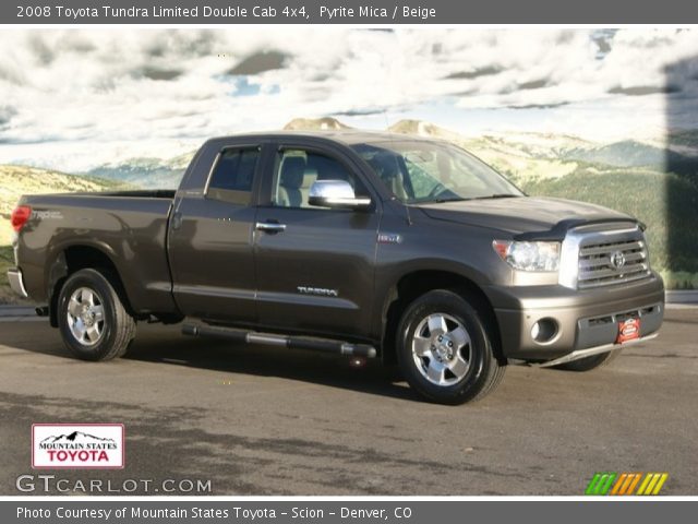 2008 Toyota Tundra Limited Double Cab 4x4 in Pyrite Mica