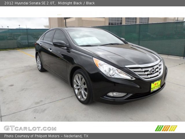 2012 Hyundai Sonata SE 2.0T in Midnight Black
