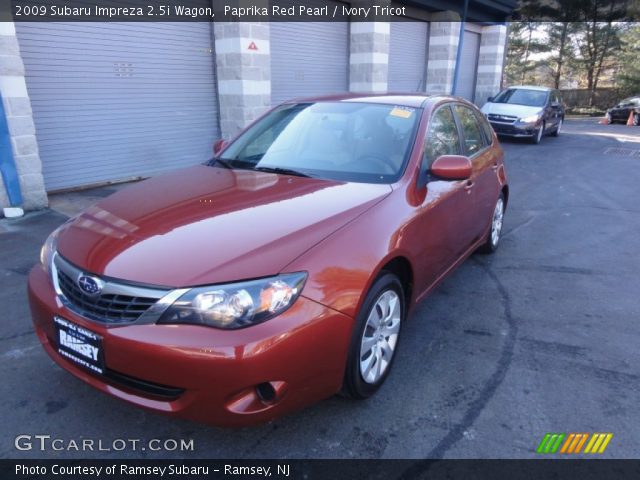 2009 Subaru Impreza 2.5i Wagon in Paprika Red Pearl