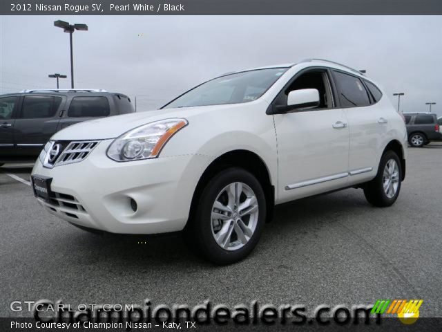 2012 Nissan rogue pearl white #3